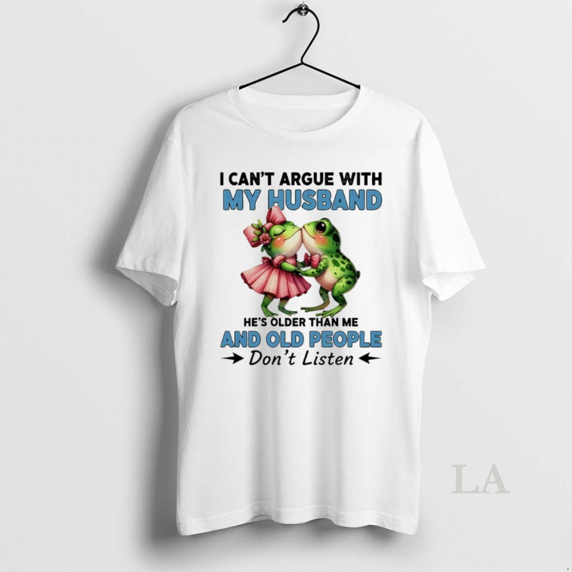 Original Frog I Cant Argue With My Husband Hes Older - Adult & Kids T-Shirts, Sweatshirts & Hoodies apparel design preview 1