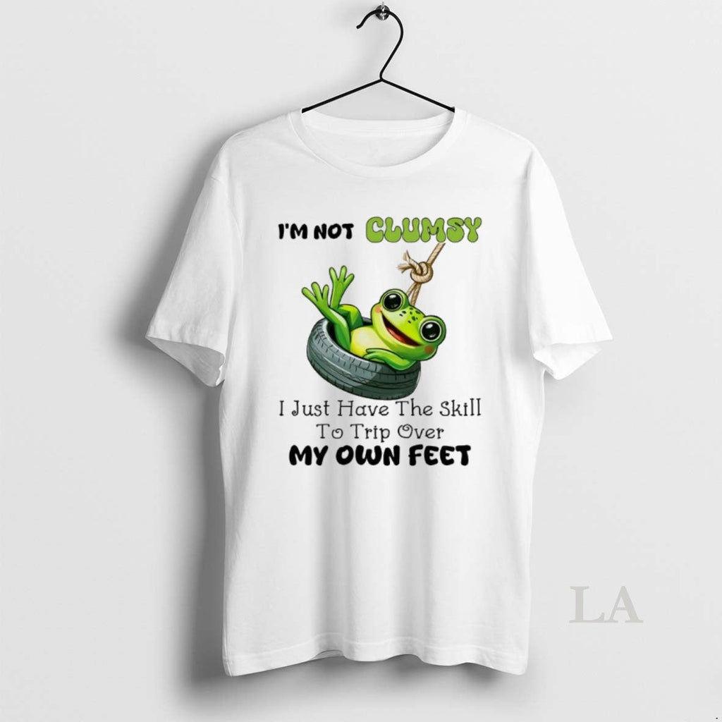Original Frog Im Not Clumsy I Just Have The Skill To - Adult & Kids T-Shirts, Sweatshirts & Hoodies apparel design preview 1