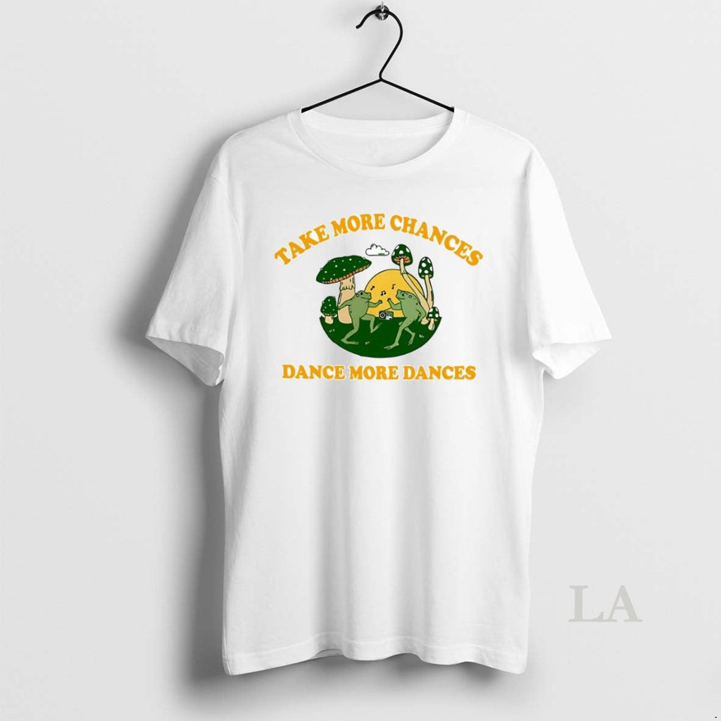Original Frog Protest Resist Take More Chances Dance - Adult & Kids T-Shirts, Sweatshirts & Hoodies apparel design preview 1