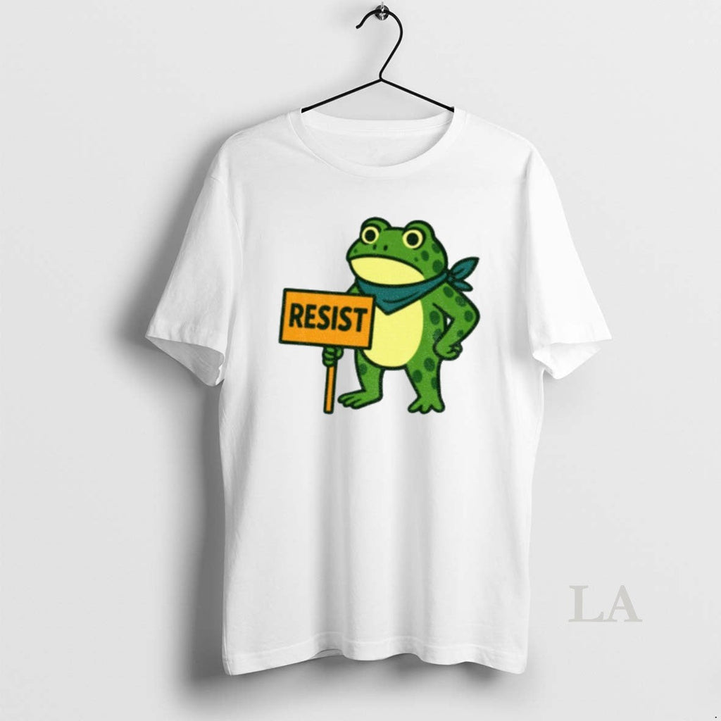 Original Frog Resist Portland Protest Activist - Adult & Kids T-Shirts, Sweatshirts & Hoodies apparel design preview 1