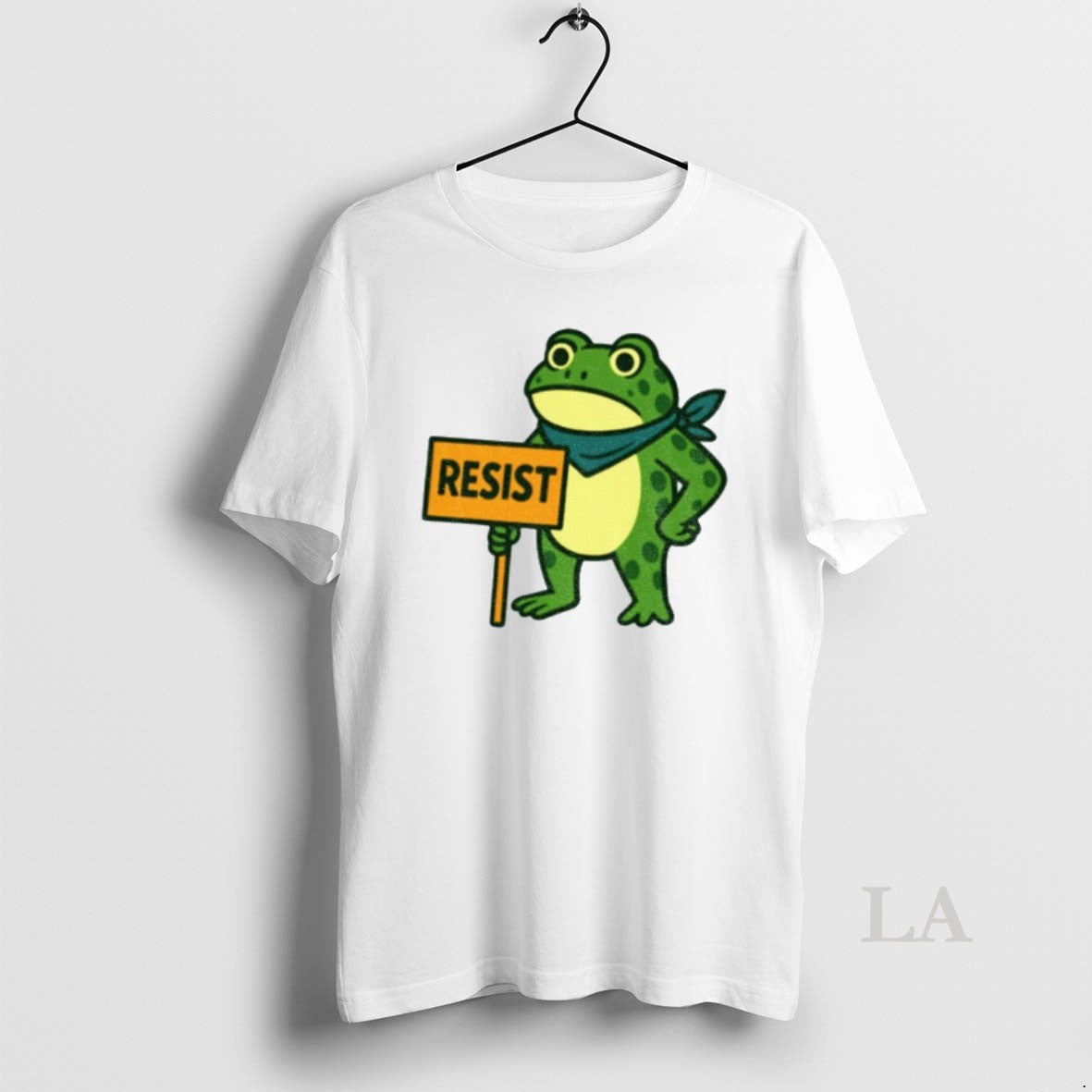 Original Frog Resist Portland Protest Activist - Adult & Kids T-Shirts, Sweatshirts & Hoodies apparel design preview 1