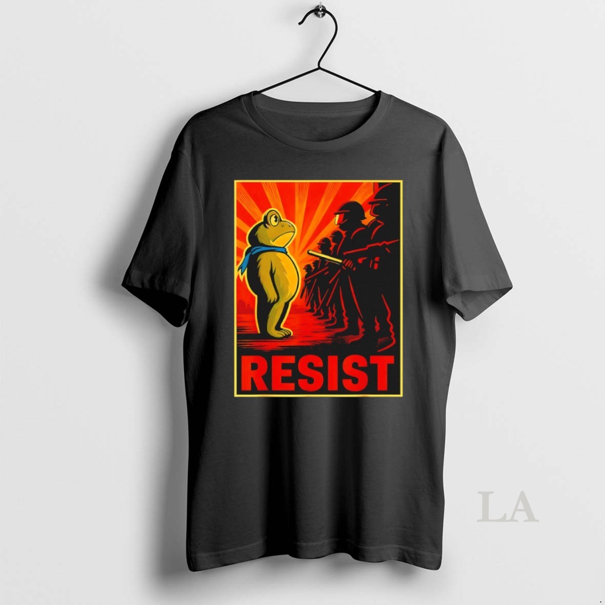 Original Frog Resist Portland Protest - Adult & Kids T-Shirts, Sweatshirts & Hoodies apparel design preview 1