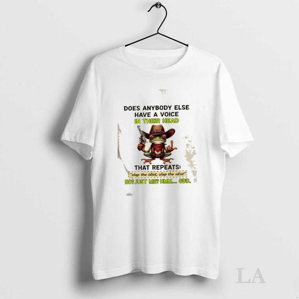 Original Frog Does Anybody Else Have A Voice In Their - Adult & Kids T-Shirts, Sweatshirts & Hoodies apparel design preview 1
