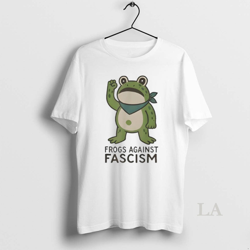 Original Frogs Against Fascism Portland Frog Protest - Adult & Kids T-Shirts, Sweatshirts & Hoodies apparel design preview 1