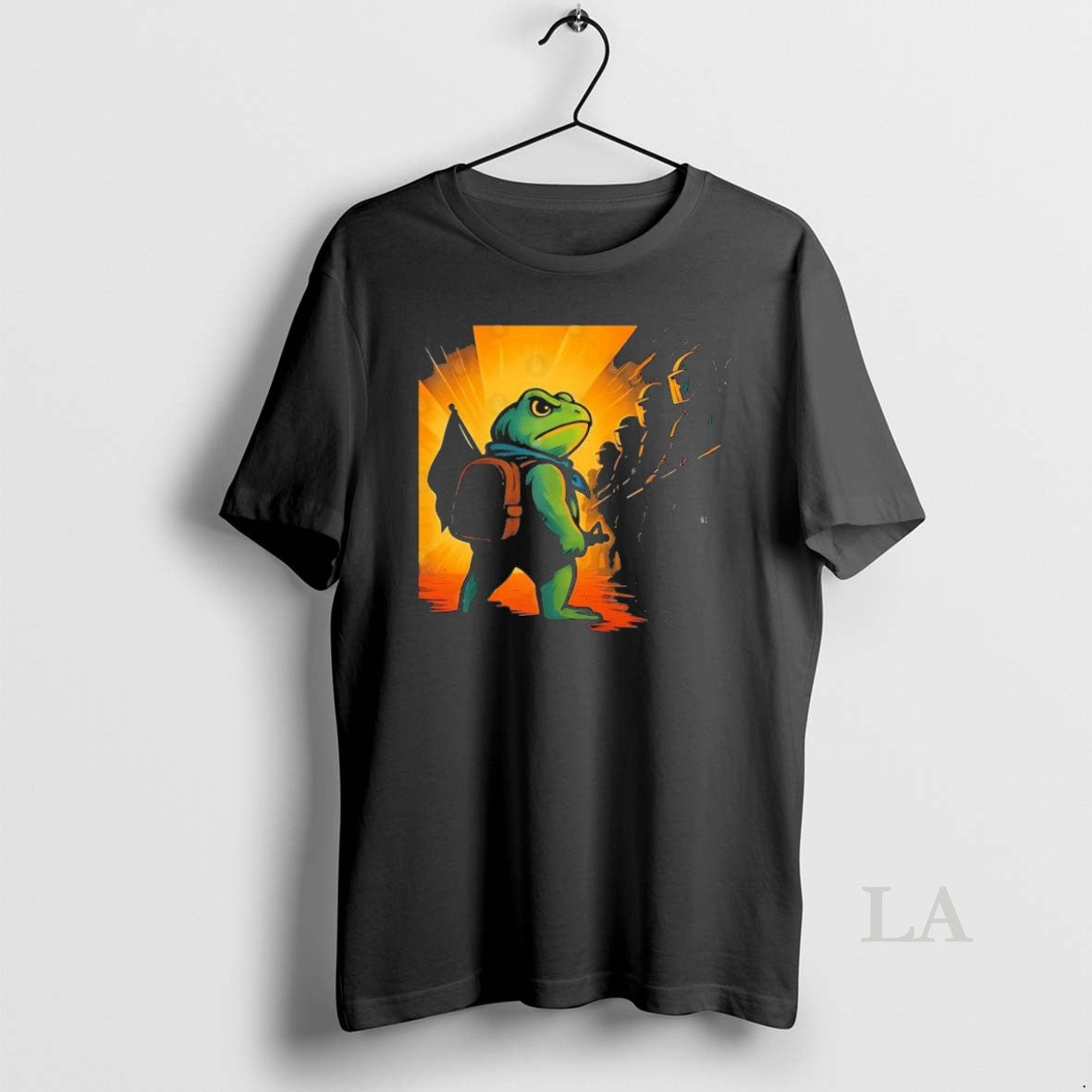 Original Frogs Against Fascism Vintage Retro - Adult & Kids T-Shirts, Sweatshirts & Hoodies apparel design preview 1