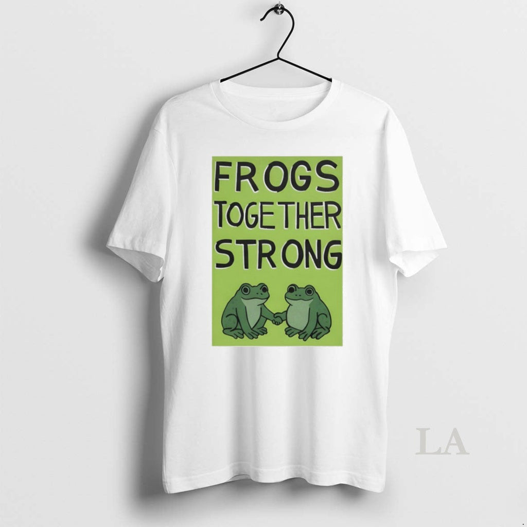 Original Frogs Together Strong Portland Frog Protest - Adult & Kids T-Shirts, Sweatshirts & Hoodies apparel design preview 1