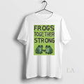 Original Frogs Together Strong Portland Frog Protest - Adult & Kids T-Shirts, Sweatshirts & Hoodies apparel design preview 1