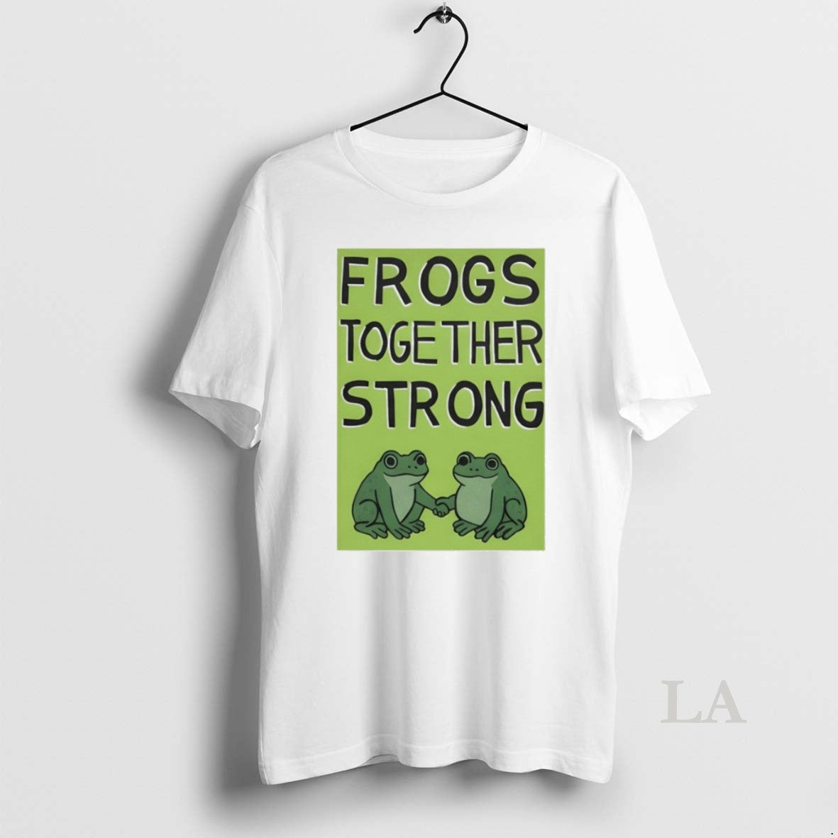 Original Frogs Together Strong Portland Frog Protest - Adult & Kids T-Shirts, Sweatshirts & Hoodies apparel design preview 1