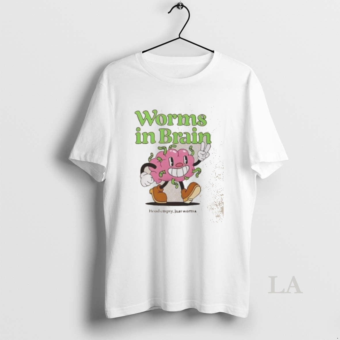 Original Funny Worms In Brain Head Empty Just Washed - Adult & Kids T-Shirts, Sweatshirts & Hoodies apparel design preview 1