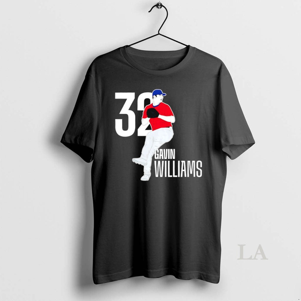 Original Gavin Williams 32 Cleveland Guardians - Adult & Kids T-Shirts, Sweatshirts & Hoodies apparel design preview 1