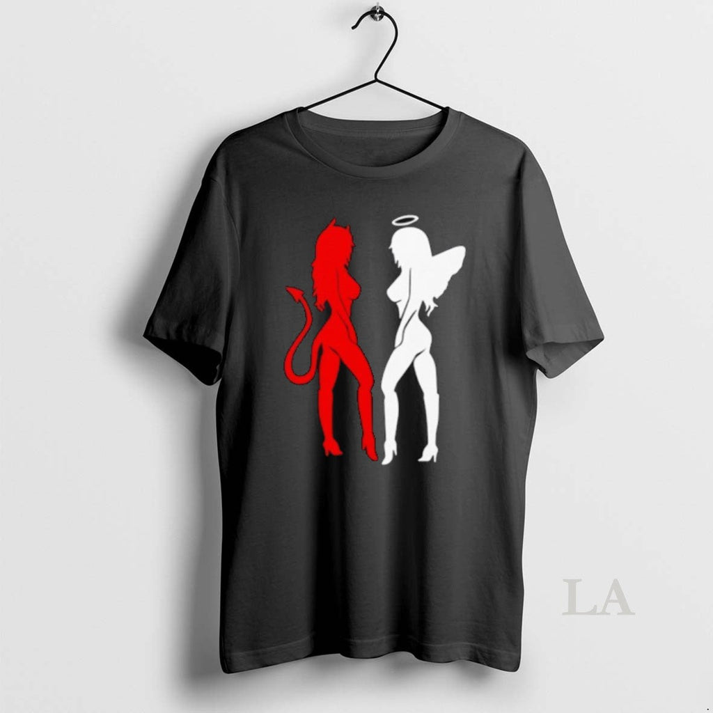 Original Gemini Horoscope Red Devil White Angel - Adult & Kids T-Shirts, Sweatshirts & Hoodies apparel design preview 1