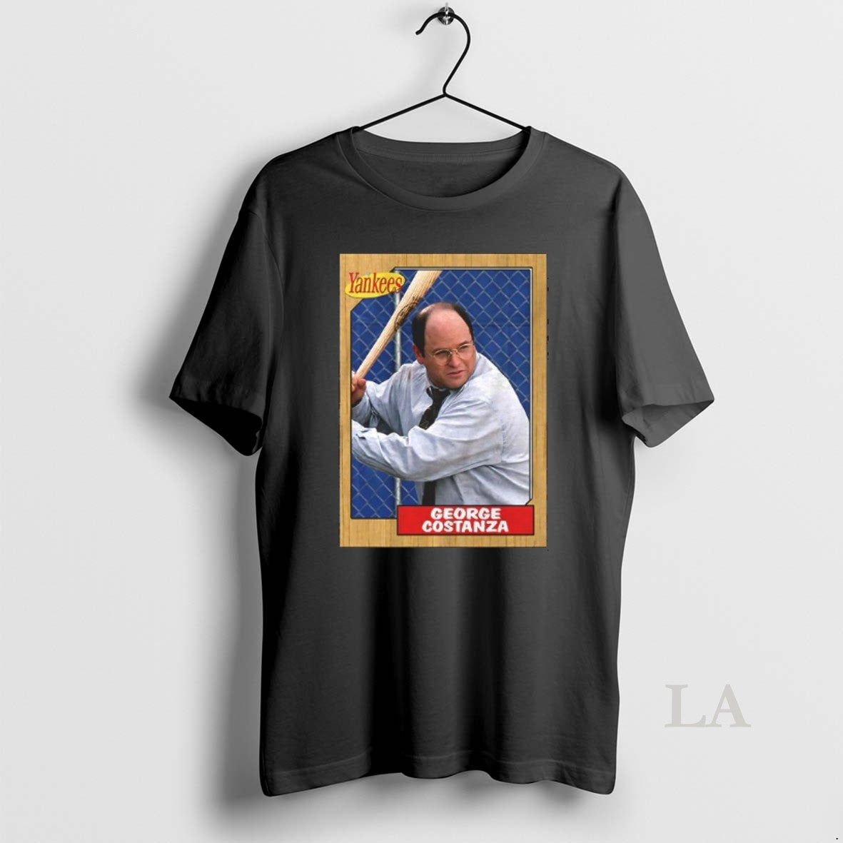 Original George Costanza Yankees Baseball Card - Adult & Kids T-Shirts, Sweatshirts & Hoodies apparel design preview 1