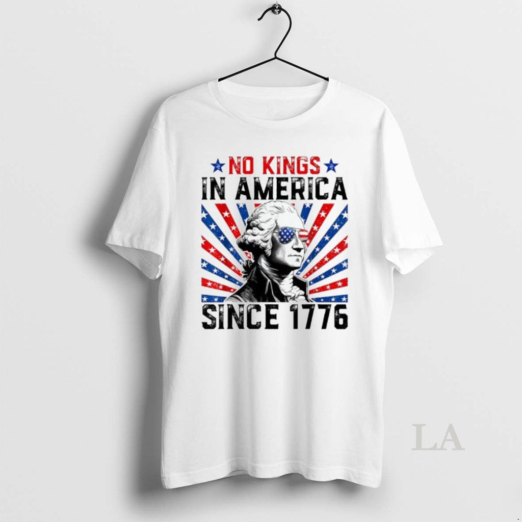 Original George Washington No Kings In America Since - Adult & Kids T-Shirts, Sweatshirts & Hoodies apparel design preview 1