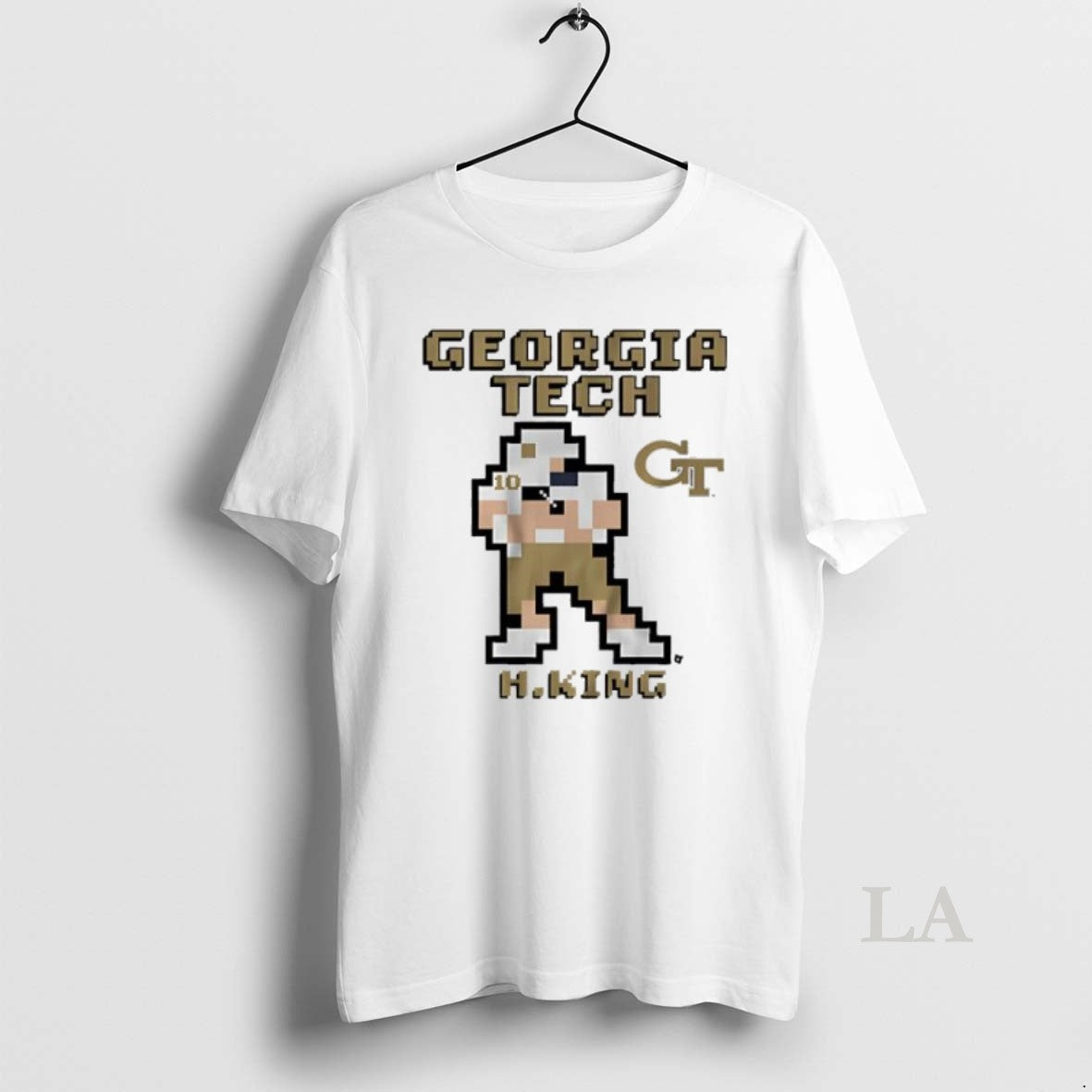 Original Georgia Tech Football Haynes King Retro - Adult & Kids T-Shirts, Sweatshirts & Hoodies apparel design preview 1