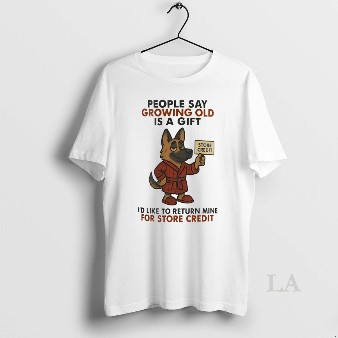 Original German Shepherd People Say Growing Old Is A - Adult & Kids T-Shirts, Sweatshirts & Hoodies apparel design preview 1