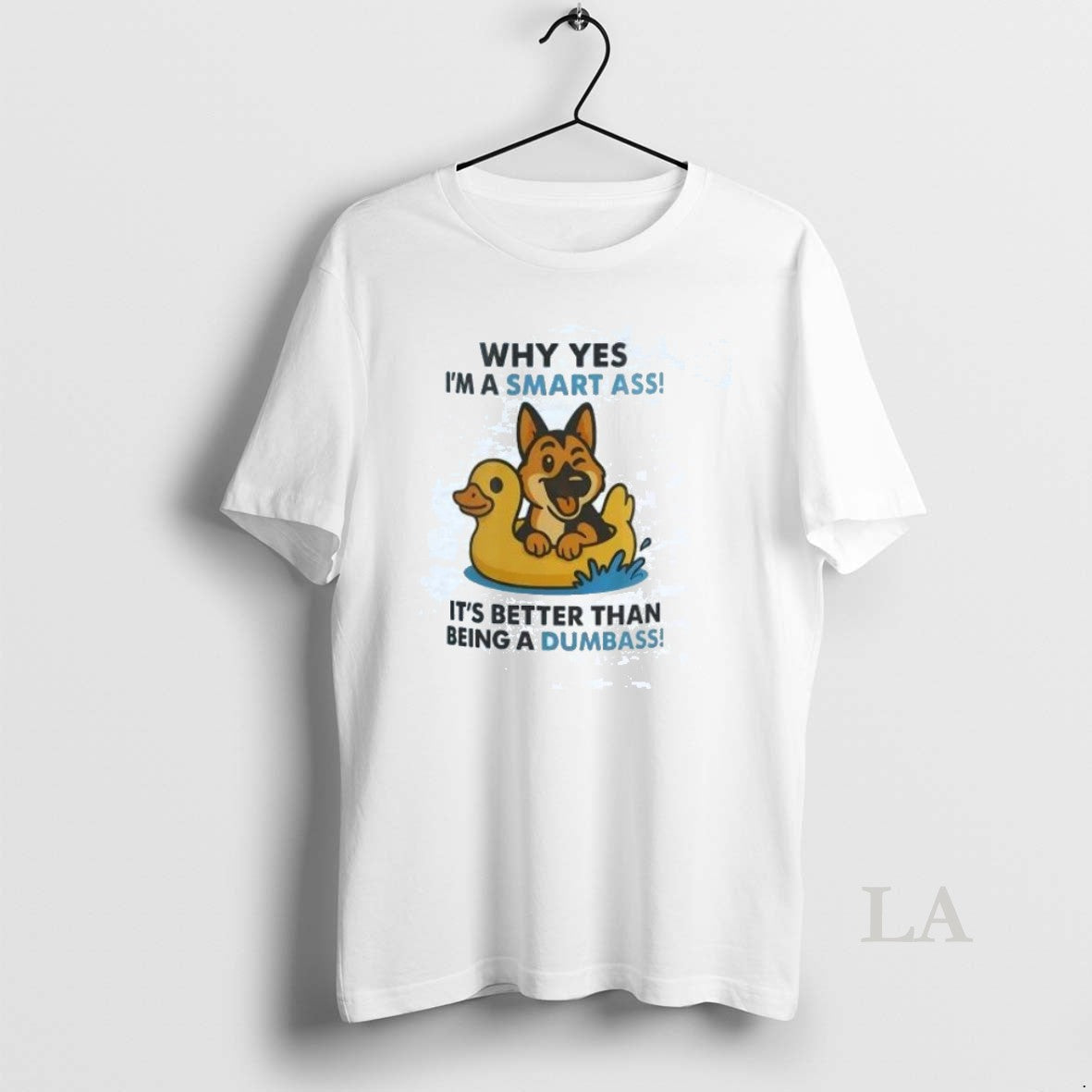 Original German Shepherd Why Yes Im A Smart Ass Its - Adult & Kids T-Shirts, Sweatshirts & Hoodies apparel design preview 1