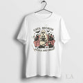 Original Ghost And Cats Because People Are Creepy - Adult & Kids T-Shirts, Sweatshirts & Hoodies apparel design preview 1