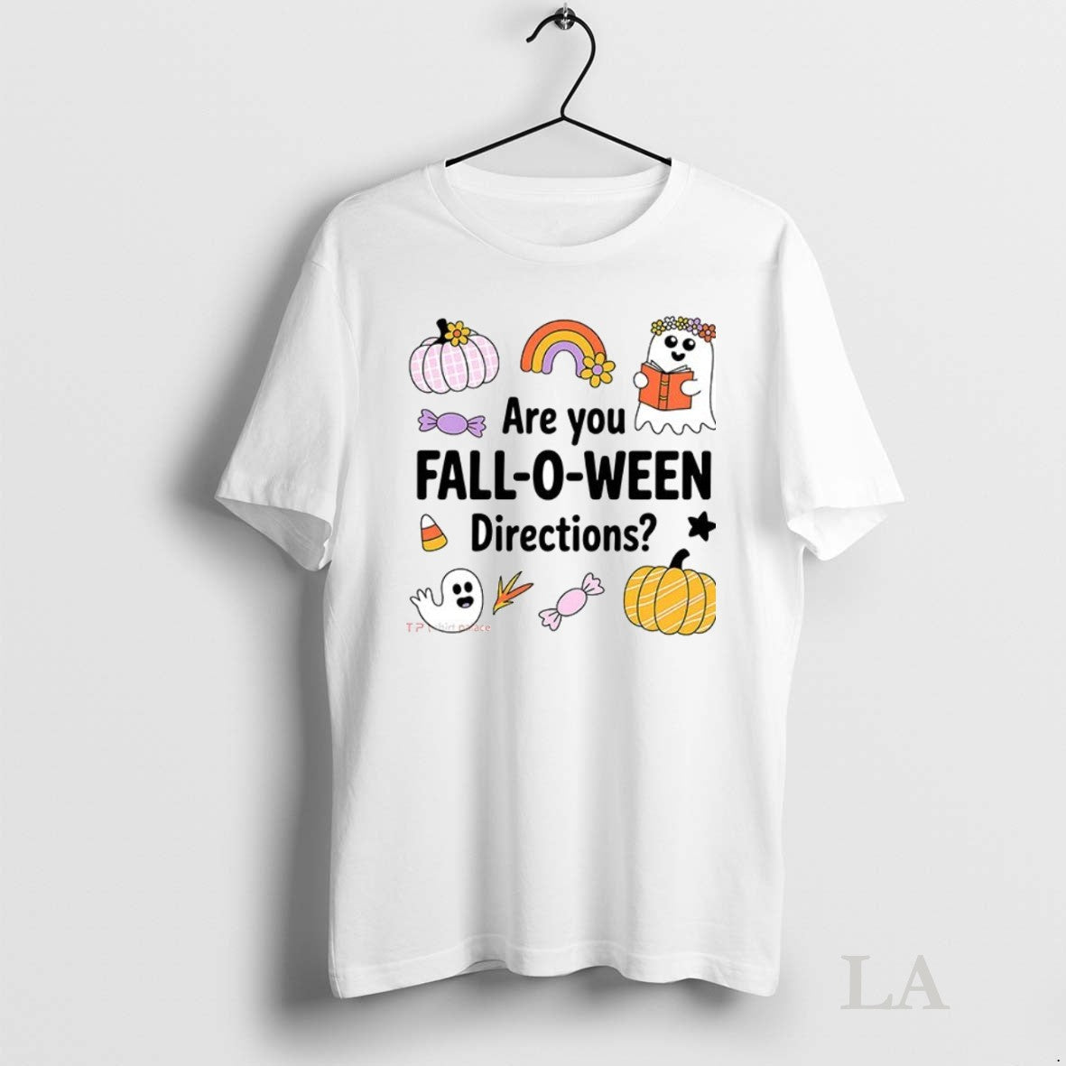 Original Ghost Are You Fall O Ween Directions Teacher - Adult & Kids T-Shirts, Sweatshirts & Hoodies apparel design preview 1