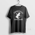 Original Ghost Frightfully Fucked Up Halloween - Adult & Kids T-Shirts, Sweatshirts & Hoodies apparel design preview 1