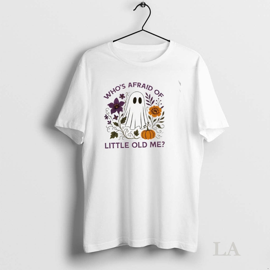 Original Ghost Whos Afraid Of Little Old Me Halloween - Adult & Kids T-Shirts, Sweatshirts & Hoodies apparel design preview 1