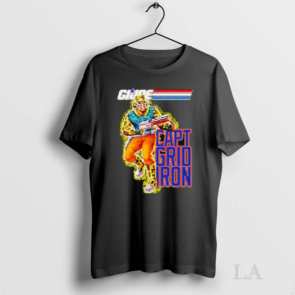 Original Gi Joe Capt Grid Iron - Adult & Kids T-Shirts, Sweatshirts & Hoodies apparel design preview 1