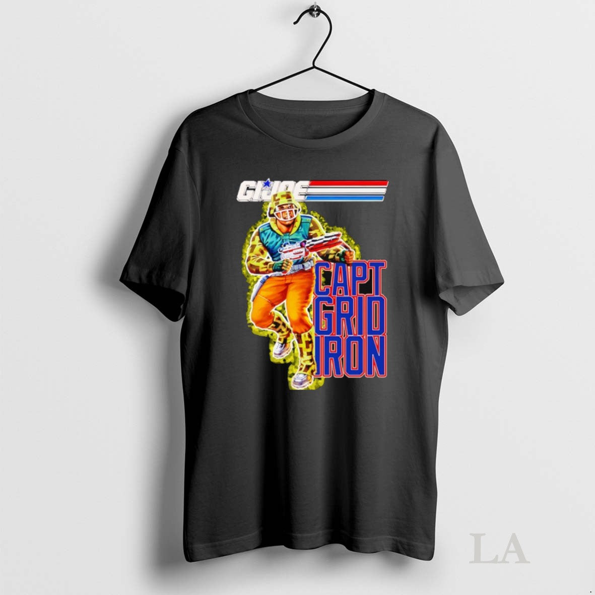 Original Gi Joe Capt Grid Iron - Adult & Kids T-Shirts, Sweatshirts & Hoodies apparel design preview 1