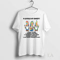 Original Gnome 4 Levels Of Crazy Talks To Self Argues - Adult & Kids T-Shirts, Sweatshirts & Hoodies apparel design preview 1