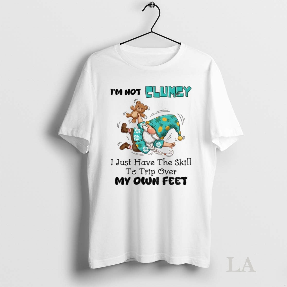 Original Gnome Im Not Clumsy I Just Have The Skill To - Adult & Kids T-Shirts, Sweatshirts & Hoodies apparel design preview 1