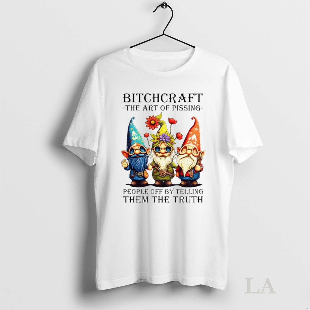 Original Gnome Bitchcraft The Art Of Pissing People - Adult & Kids T-Shirts, Sweatshirts & Hoodies apparel design preview 1