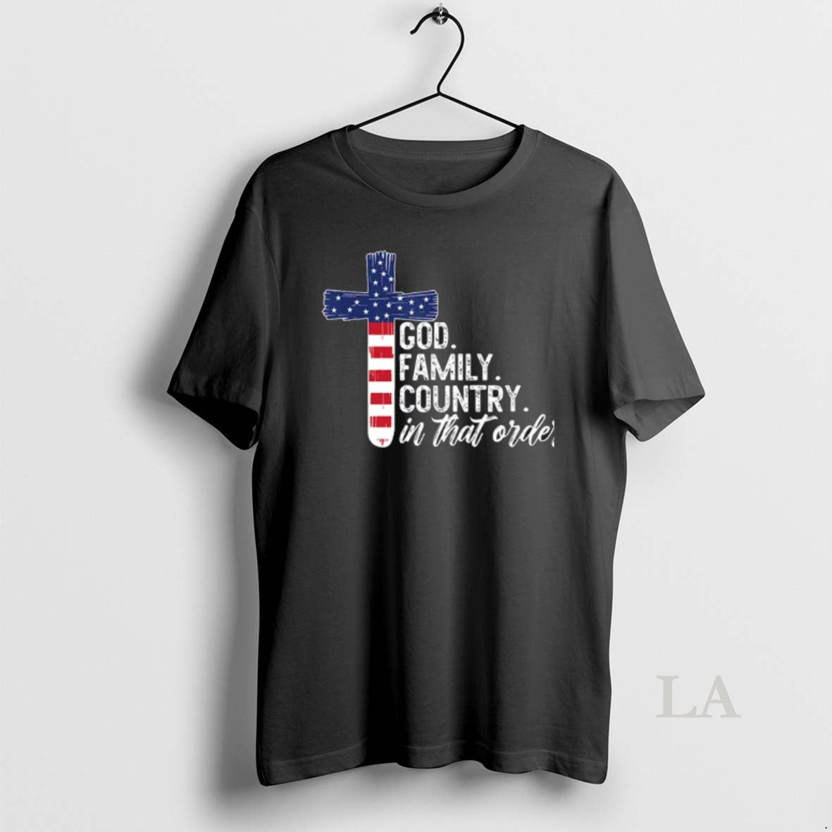 Original God Family Country In That Order America - Adult & Kids T-Shirts, Sweatshirts & Hoodies apparel design preview 1