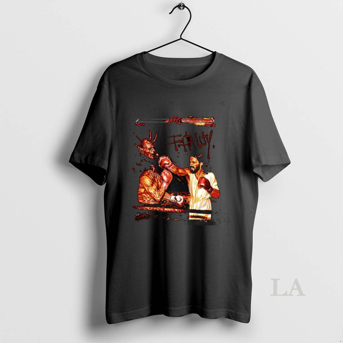 Original God Ko The Devil Battle Meme Halloween - Adult & Kids T-Shirts, Sweatshirts & Hoodies apparel design preview 1