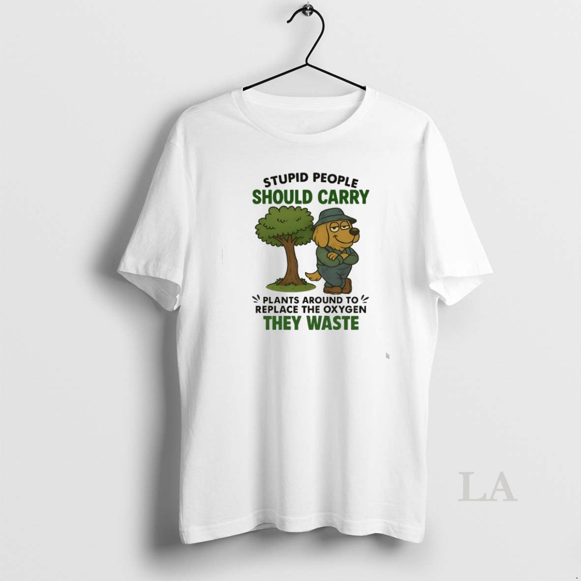 Original Golden Retriever Stupid People Should Carry - Adult & Kids T-Shirts, Sweatshirts & Hoodies apparel design preview 1