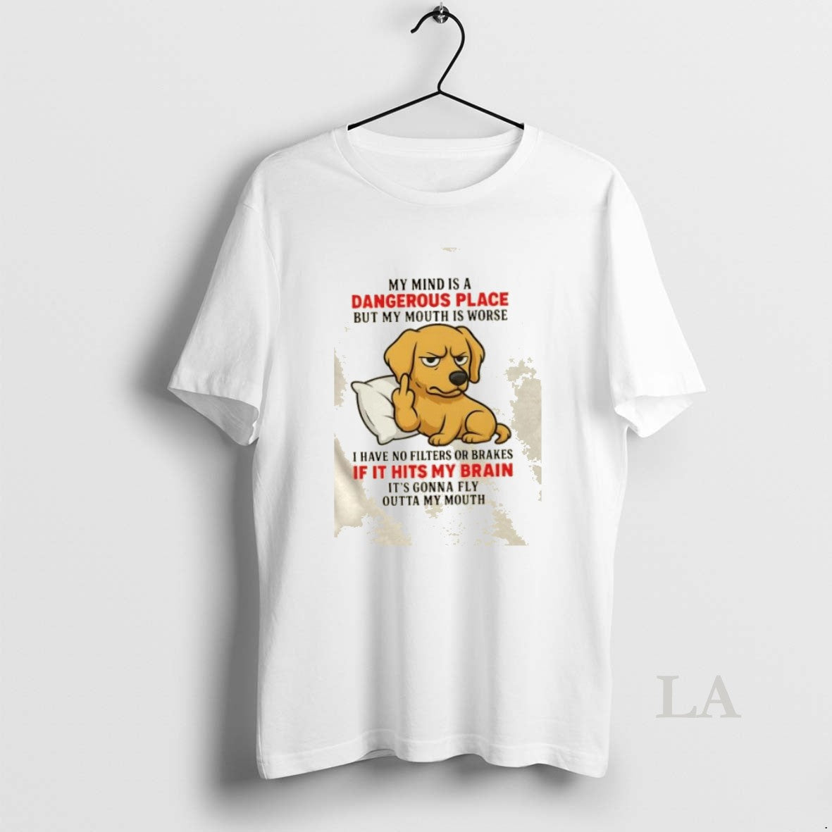 Original Golden My Mind Is A Dangerous Place But - Adult & Kids T-Shirts, Sweatshirts & Hoodies apparel design preview 1