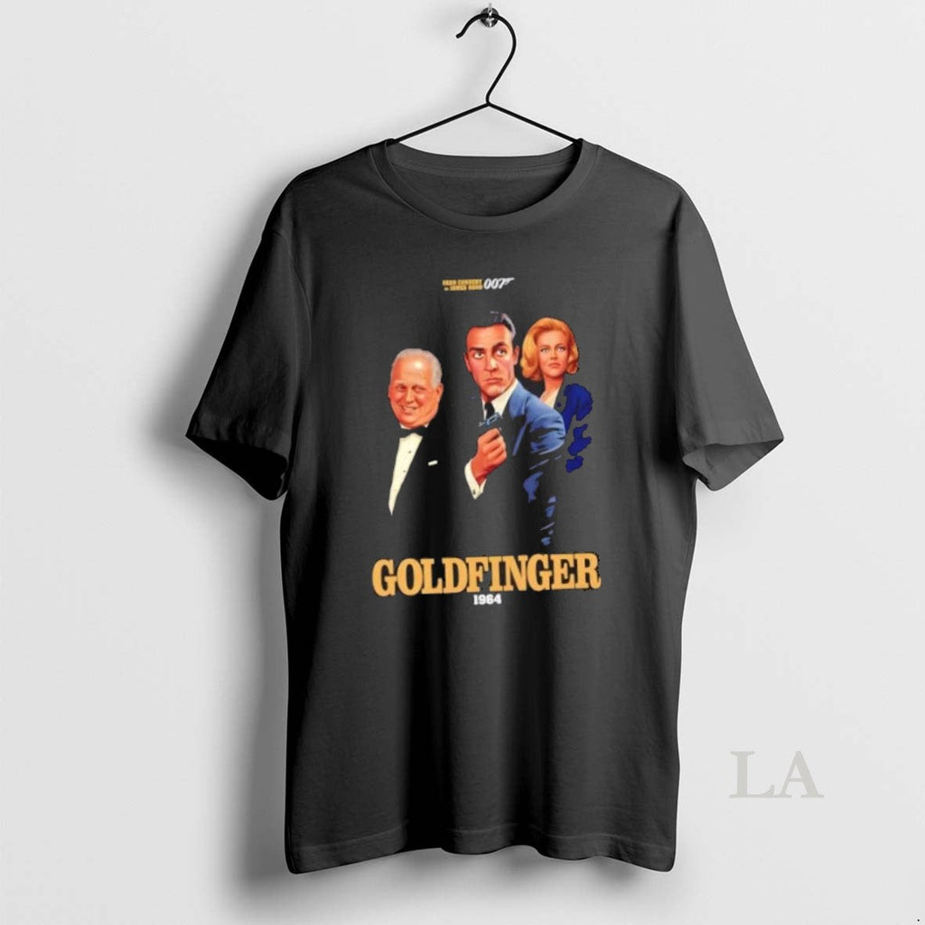 Original Goldfinger 1964 Sean Connery As James Bond - Adult & Kids T-Shirts, Sweatshirts & Hoodies apparel design preview 1