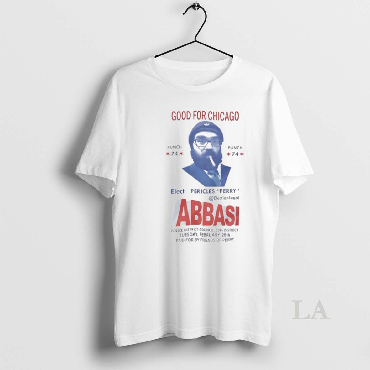 Original Good For Chicago Abbaasi Elect Pericles - Adult & Kids T-Shirts, Sweatshirts & Hoodies apparel design preview 1