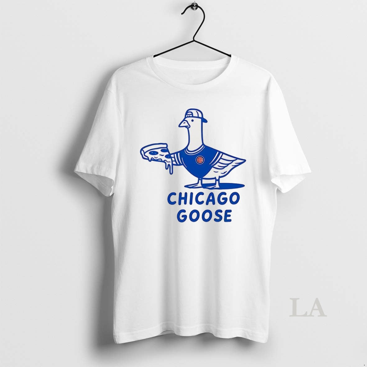 Original Goose Chicago Cubs Football Pizza - Adult & Kids T-Shirts, Sweatshirts & Hoodies apparel design preview 1