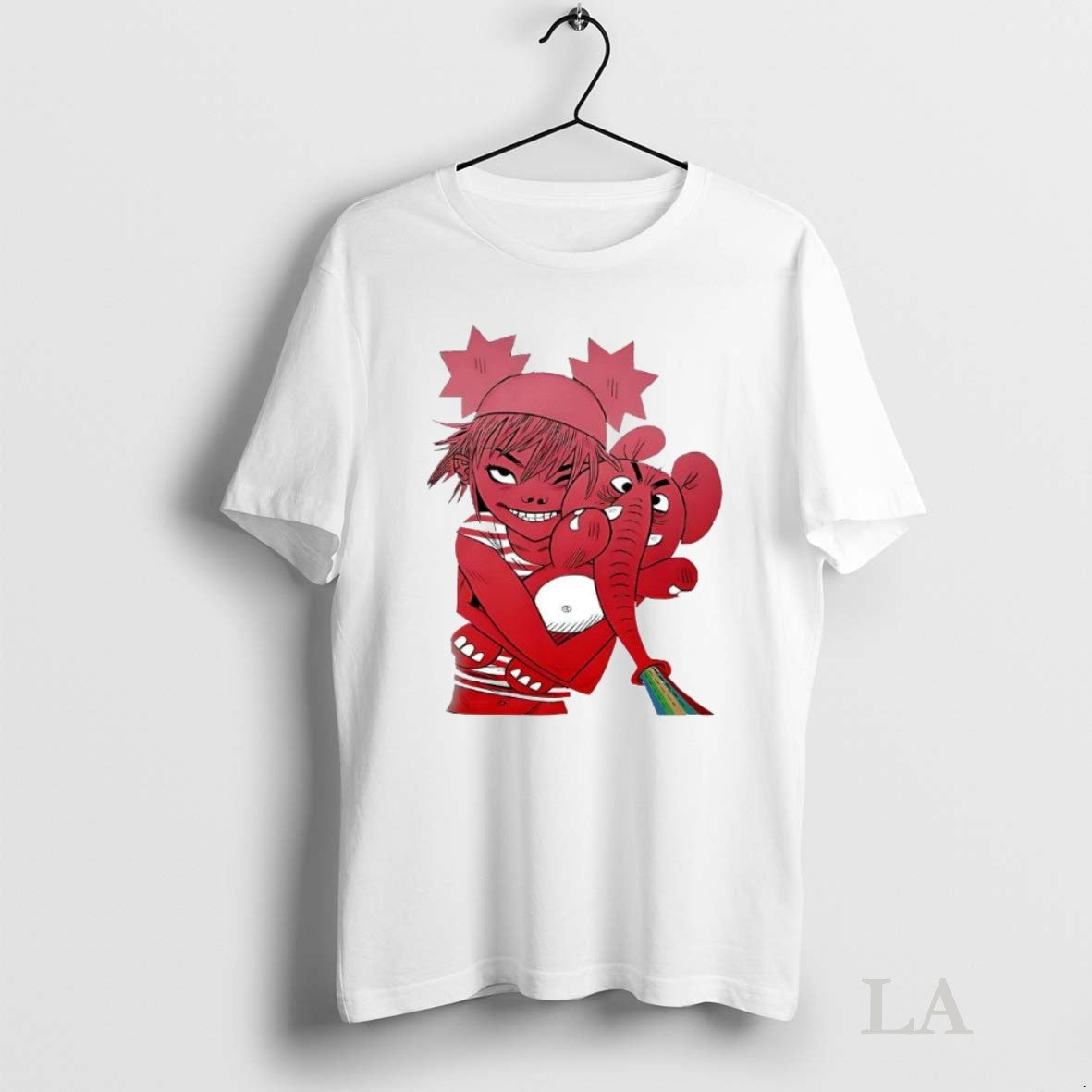 Original Gorillaz Rainbow Elephant - Adult & Kids T-Shirts, Sweatshirts & Hoodies apparel design preview 1