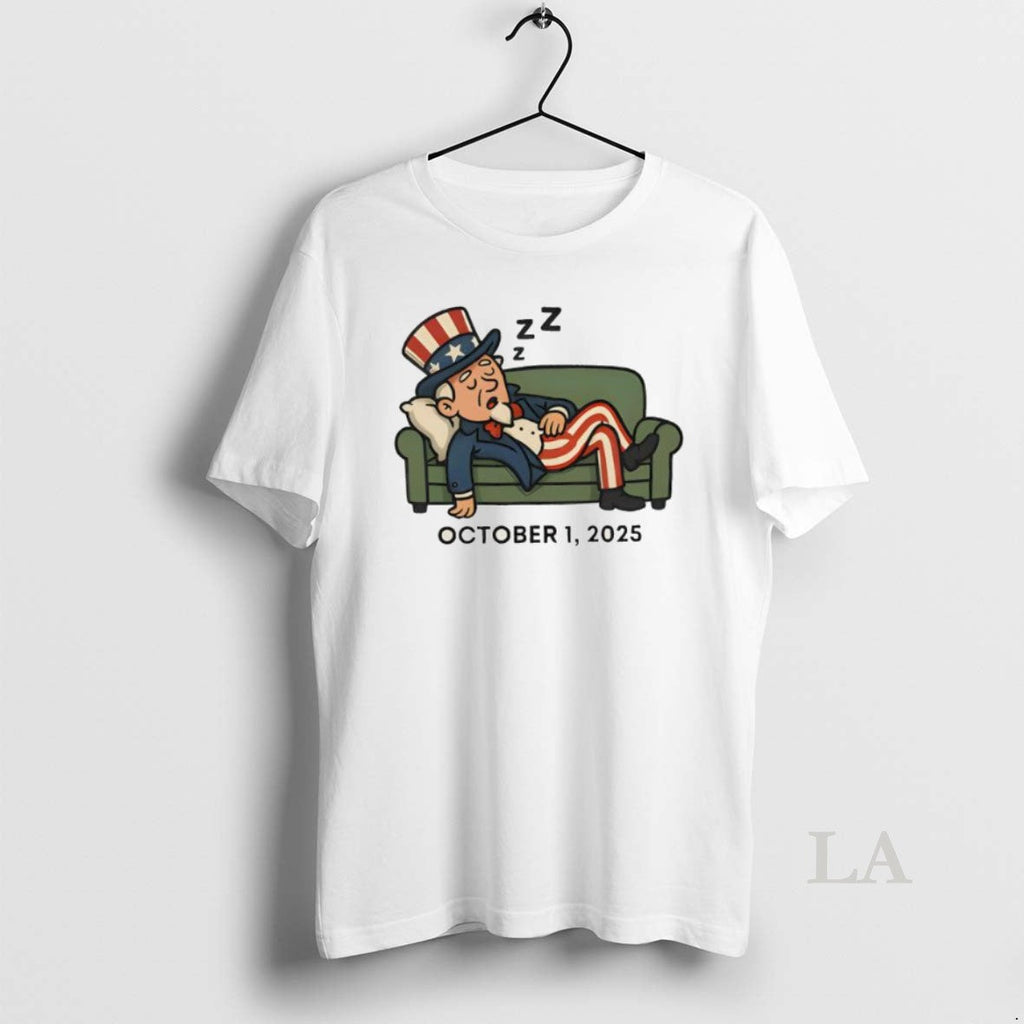 Original Government Shutdown October 1 2025 - Adult & Kids T-Shirts, Sweatshirts & Hoodies apparel design preview 1