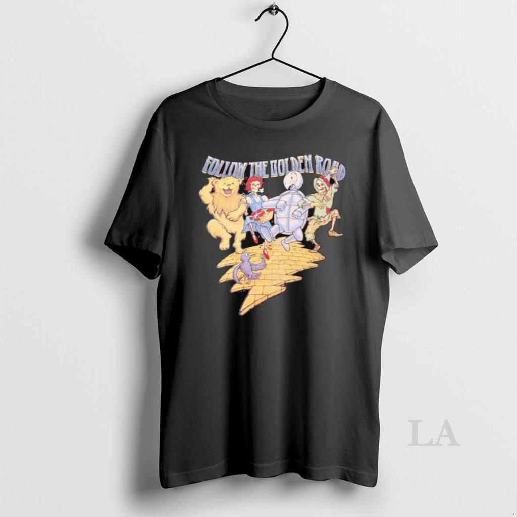 Original Grateful Dead Follow The Golden Road - Adult & Kids T-Shirts, Sweatshirts & Hoodies apparel design preview 1