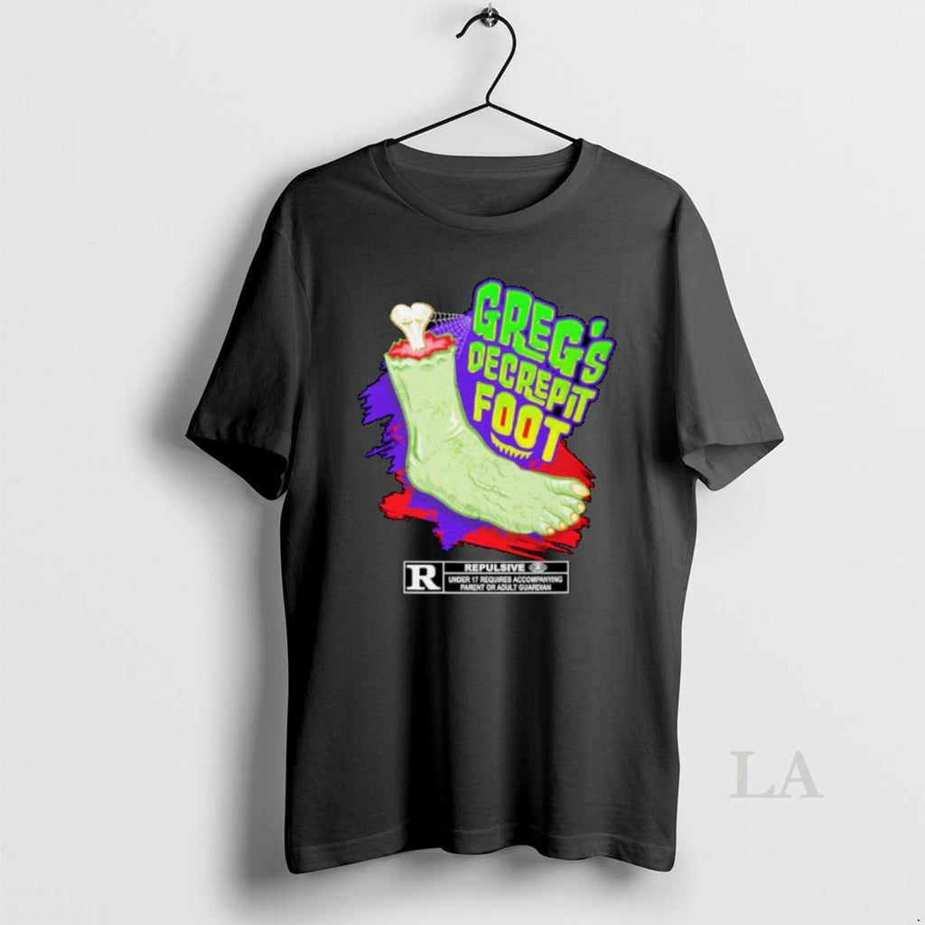 Original Gregs Decrepit Foot Halloween Ornaments - Adult & Kids T-Shirts, Sweatshirts & Hoodies apparel design preview 1