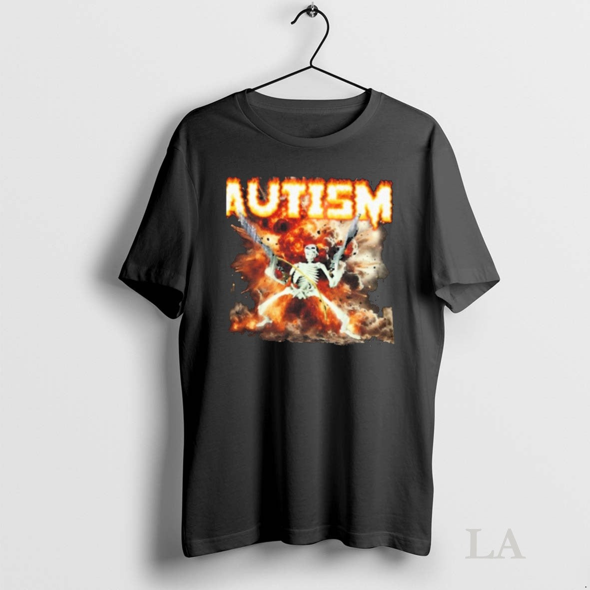 Original Greta Thunberg Autism Edgy Skeleton Meme - Adult & Kids T-Shirts, Sweatshirts & Hoodies apparel design preview 1
