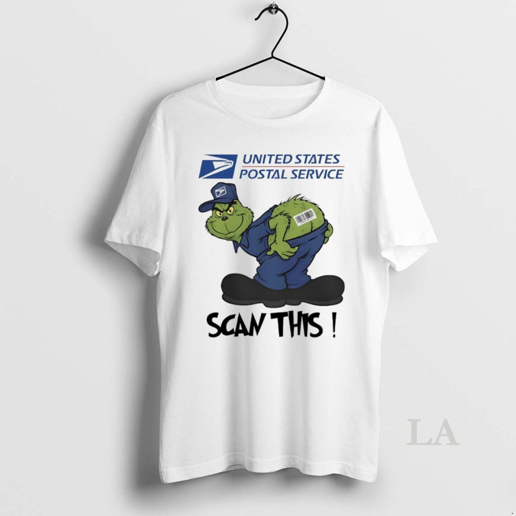 Original Grinch Christmas 2025 United States Postal - Adult & Kids T-Shirts, Sweatshirts & Hoodies apparel design preview 1
