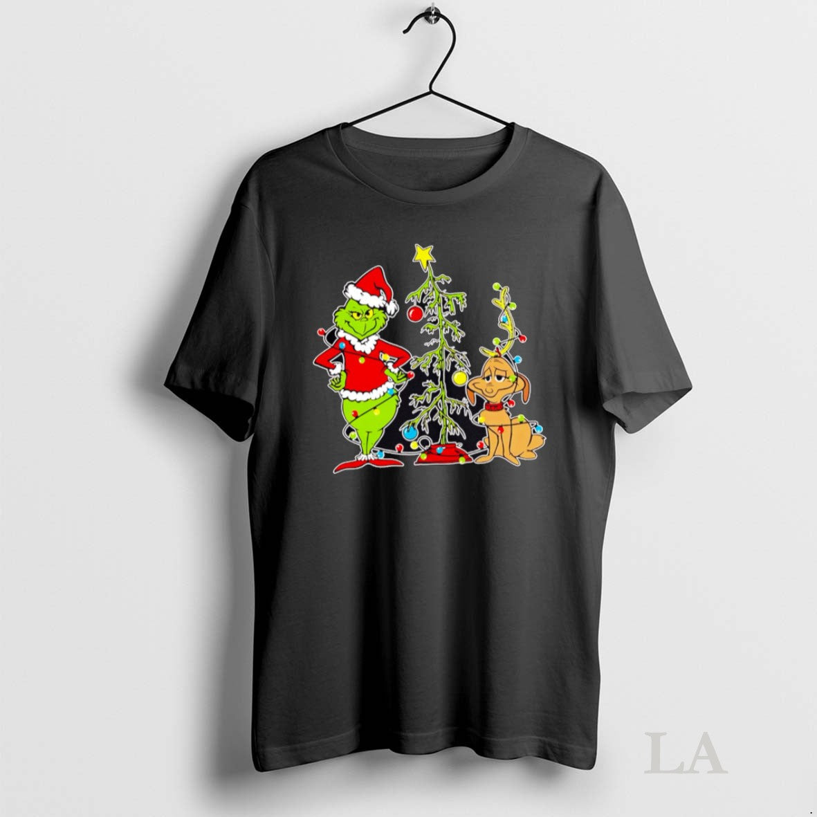 Original Grinch Dog Max Light Christmas 2025 - Adult & Kids T-Shirts, Sweatshirts & Hoodies apparel design preview 1