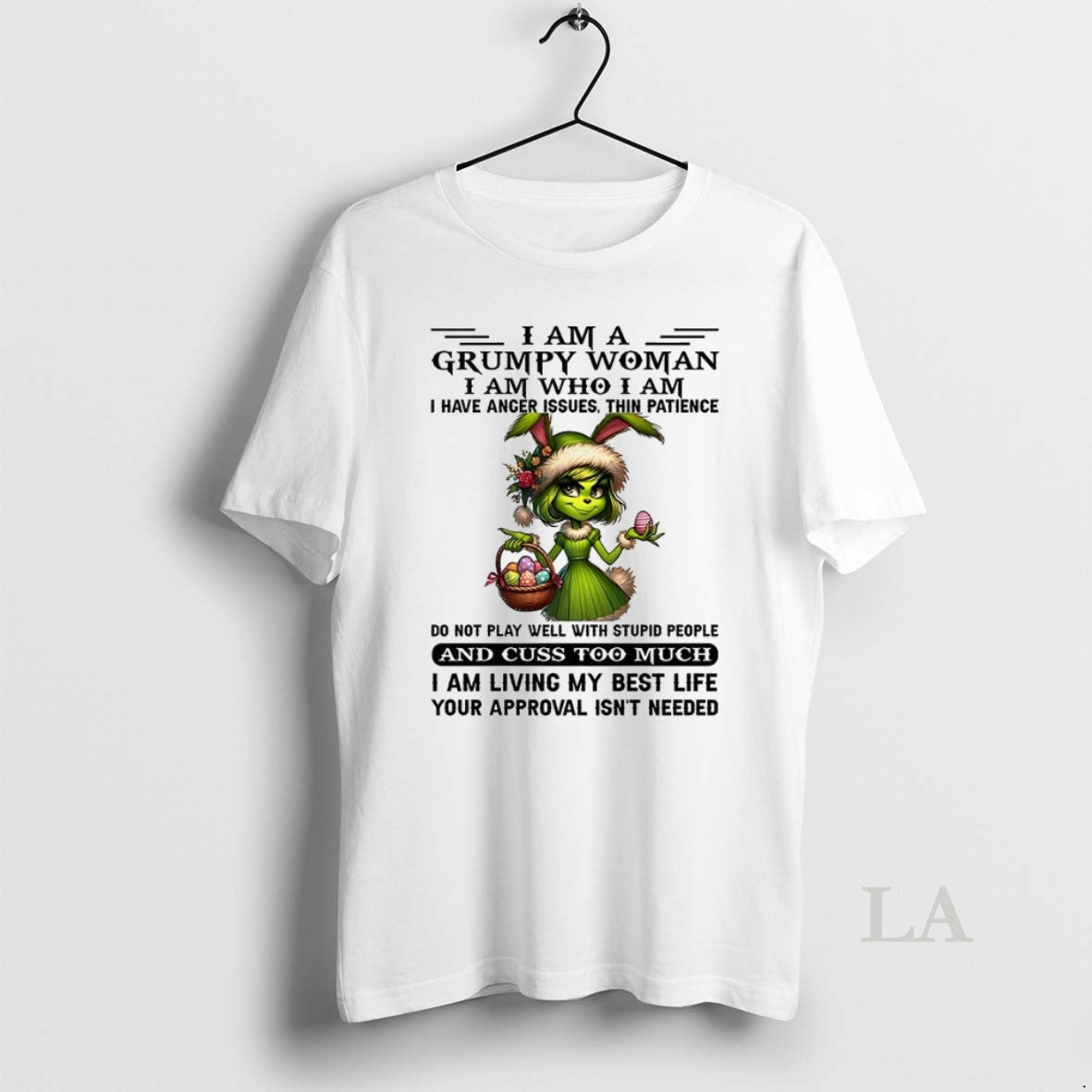 Original Grinch I Am A Grumpy Woman Who Have Anger - Adult & Kids T-Shirts, Sweatshirts & Hoodies apparel design preview 1