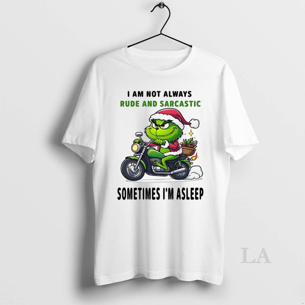 Original Grinch I Am Not Always Rude And Sarcastic - Adult & Kids T-Shirts, Sweatshirts & Hoodies apparel design preview 1