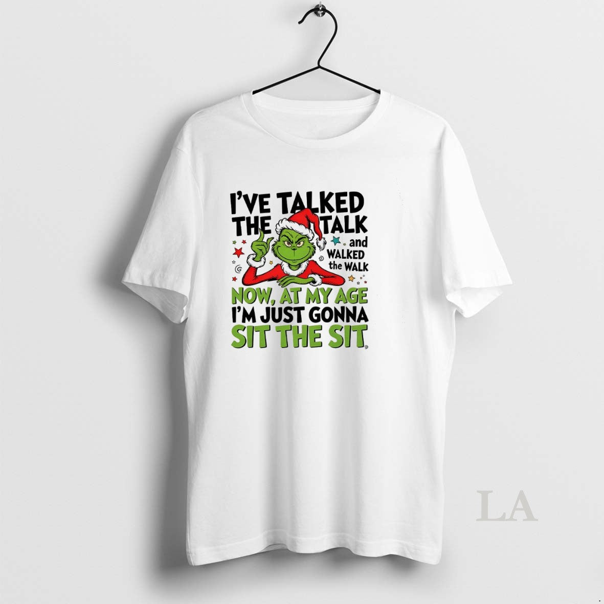 Original Grinch Ive Taked The Talk And Walked Walk - Adult & Kids T-Shirts, Sweatshirts & Hoodies apparel design preview 1
