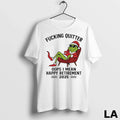 Original Grinch Santa Fucking Quitter Oops I Mean - Adult & Kids T-Shirts, Sweatshirts & Hoodies apparel design preview 1