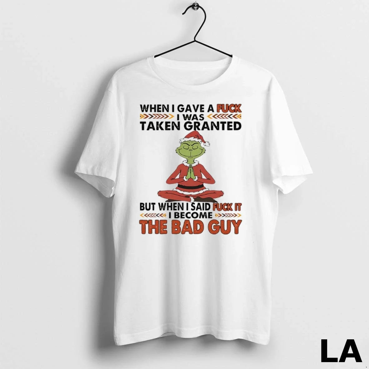 Original Grinch Santa When I Gave A Fuck Was Taken - Adult & Kids T-Shirts, Sweatshirts & Hoodies apparel design preview 1
