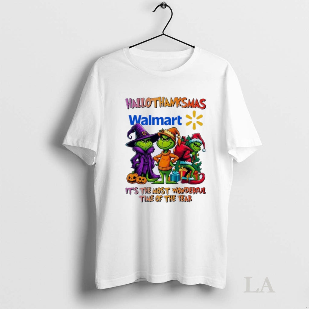 Original Grinch X Walmart Hallothanksmas Its The Most - Adult & Kids T-Shirts, Sweatshirts & Hoodies apparel design preview 1