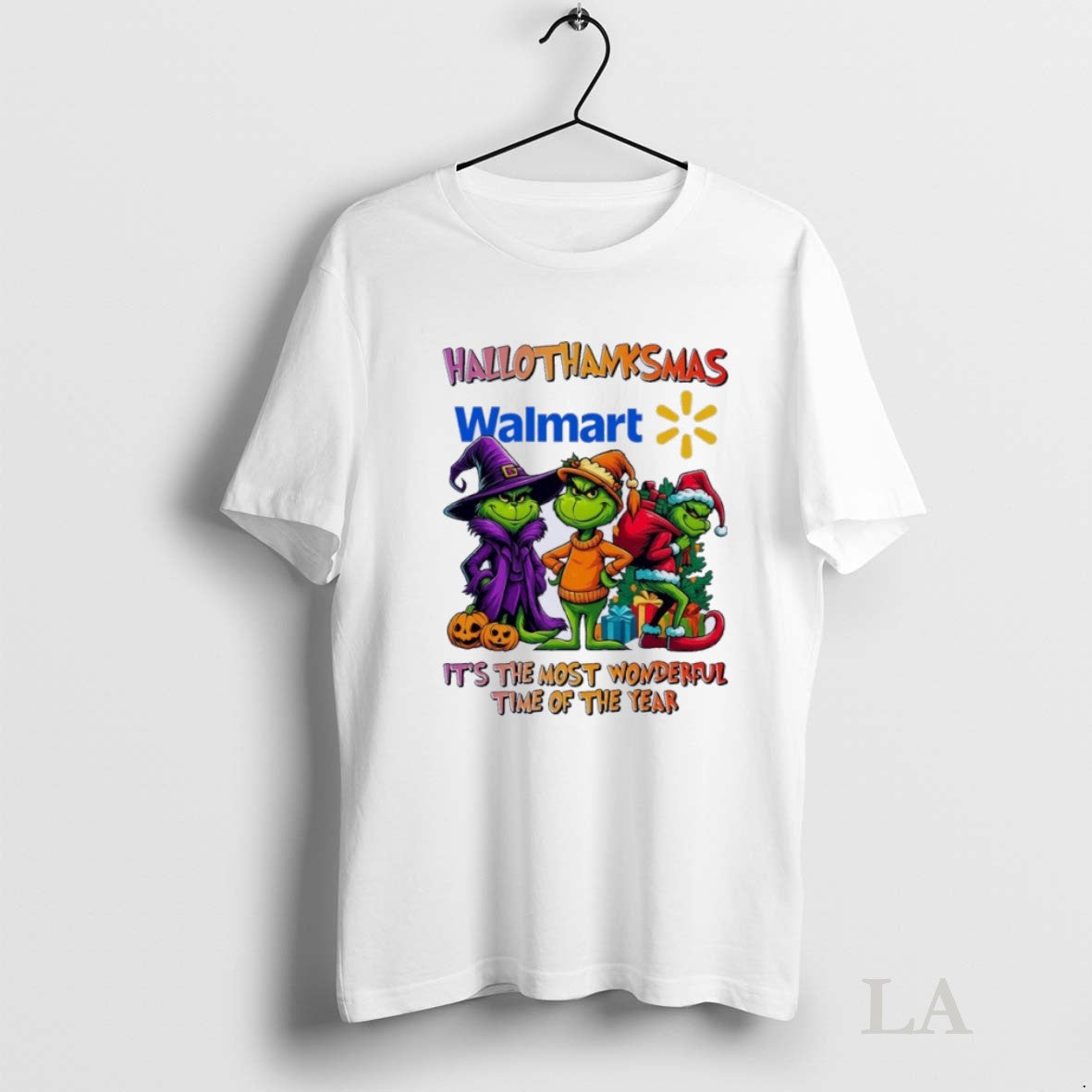 Original Grinch X Walmart Hallothanksmas Its The Most - Adult & Kids T-Shirts, Sweatshirts & Hoodies apparel design preview 1